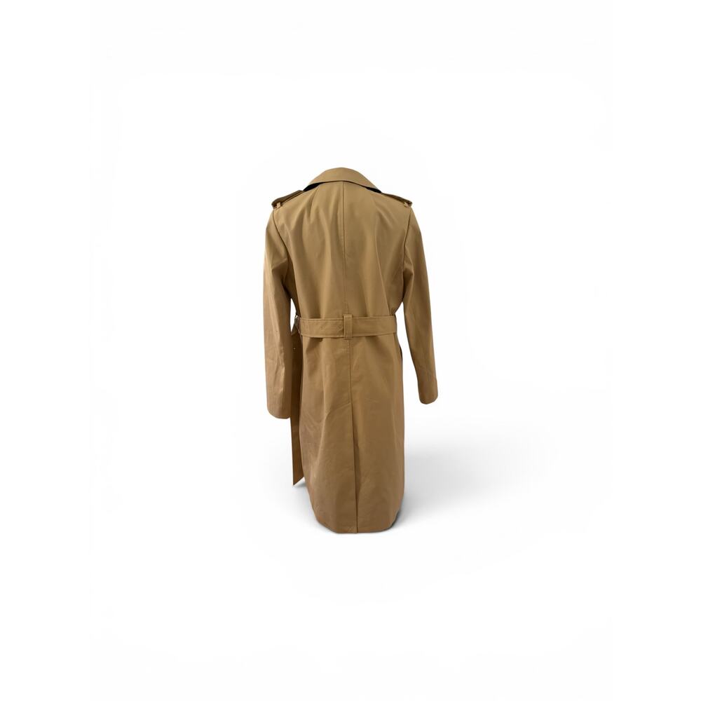J.Crew Beige Classic Trenchcoat Coat Size 4 - Picture 2 of 5